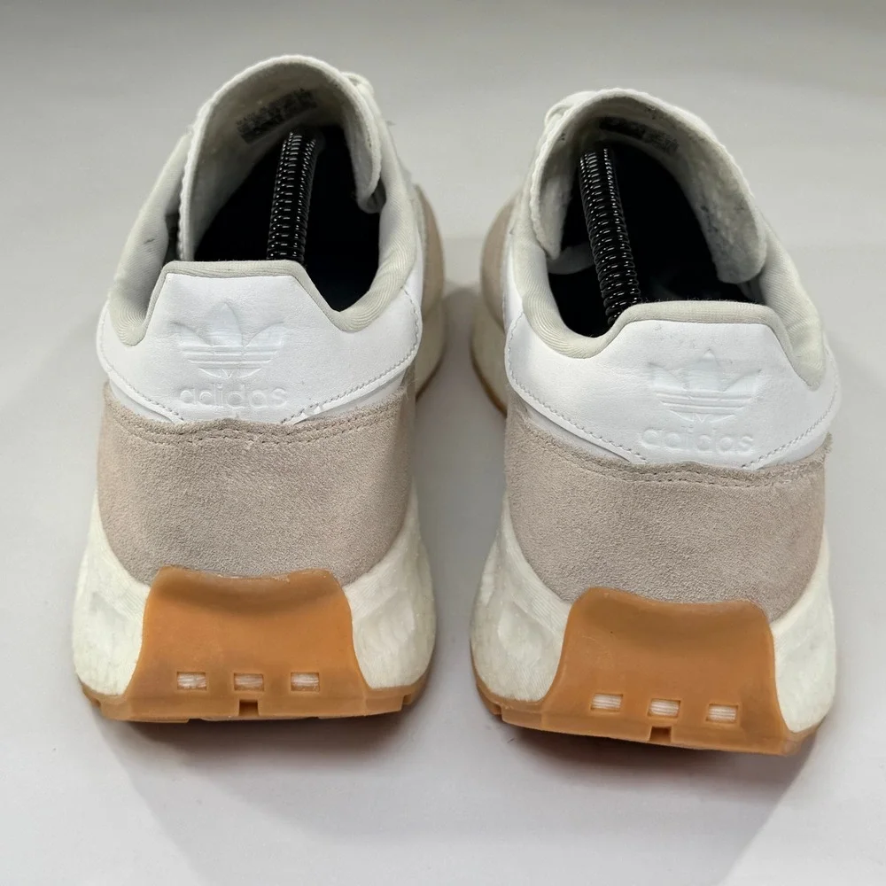 Adidas Retropy E5 Sneakers Mens 10 White Beige Retro Streetwear Athleisure Shoes